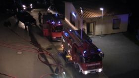 Feuer In Gleistal Agrar In Golmsdorf Bei Jena 00068